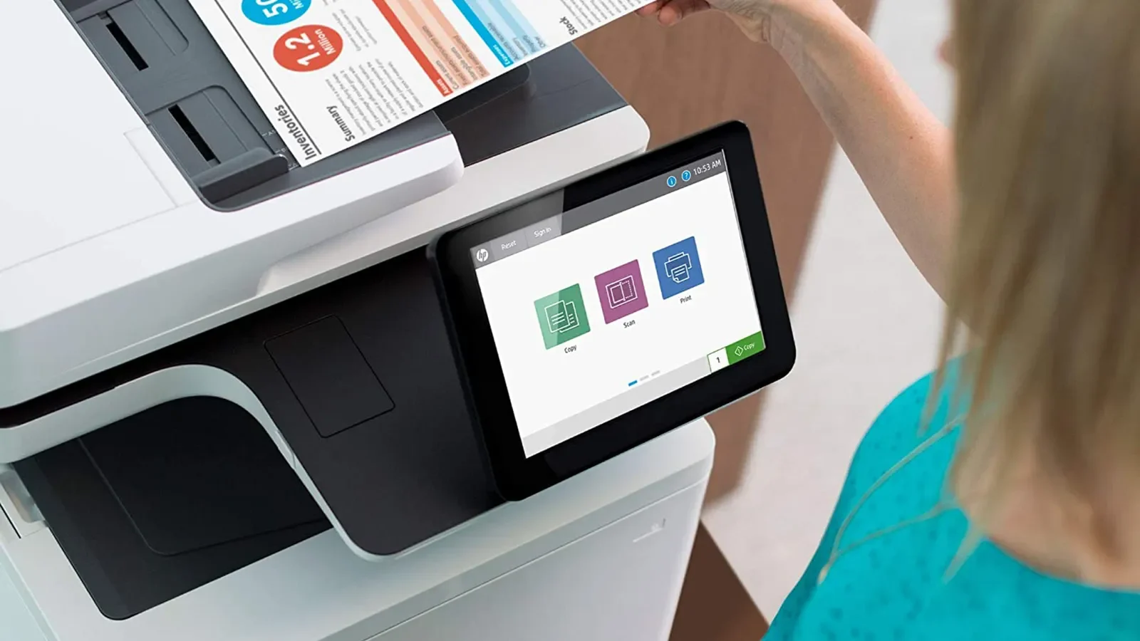 HP printer toner supply maintenance contract Dubai