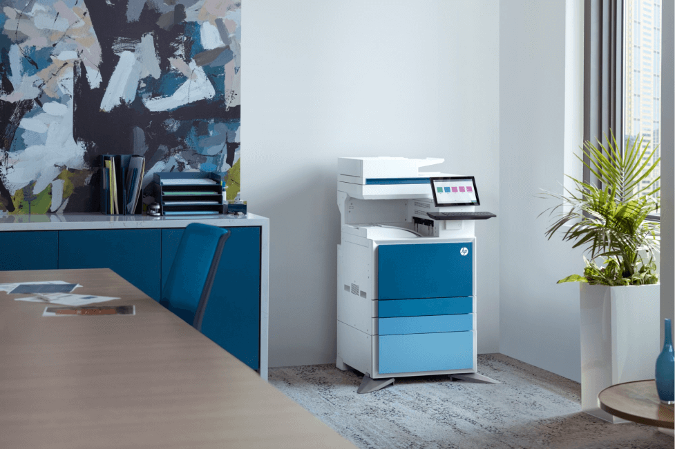 HP M880z printer rental Dubai UAE managed print services