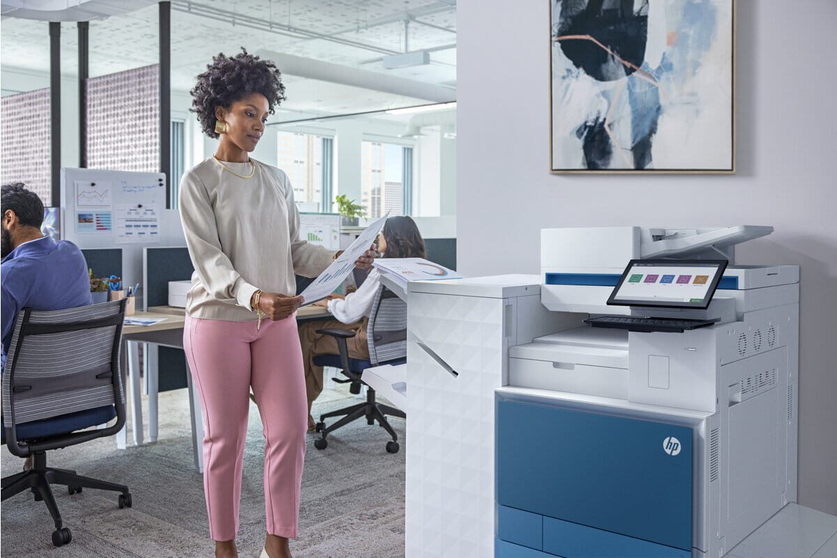 Managed print services office printer fleet