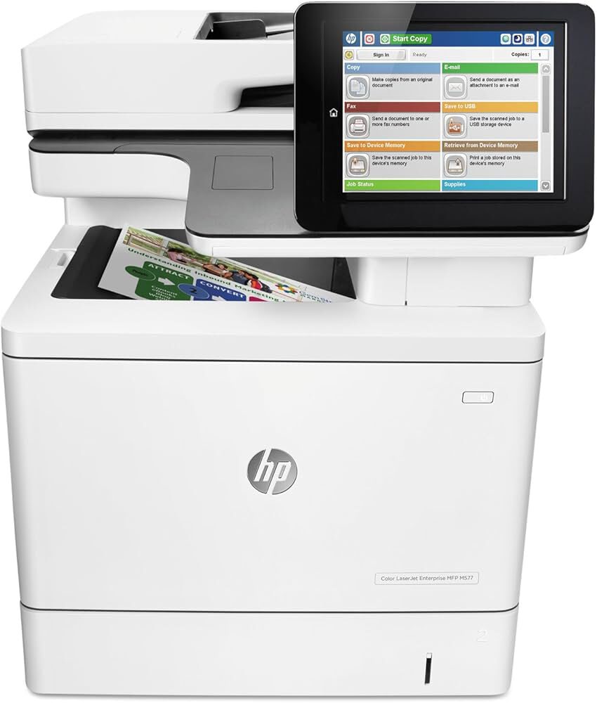 HP Color LaserJet M577 printer rental Dubai UAE
