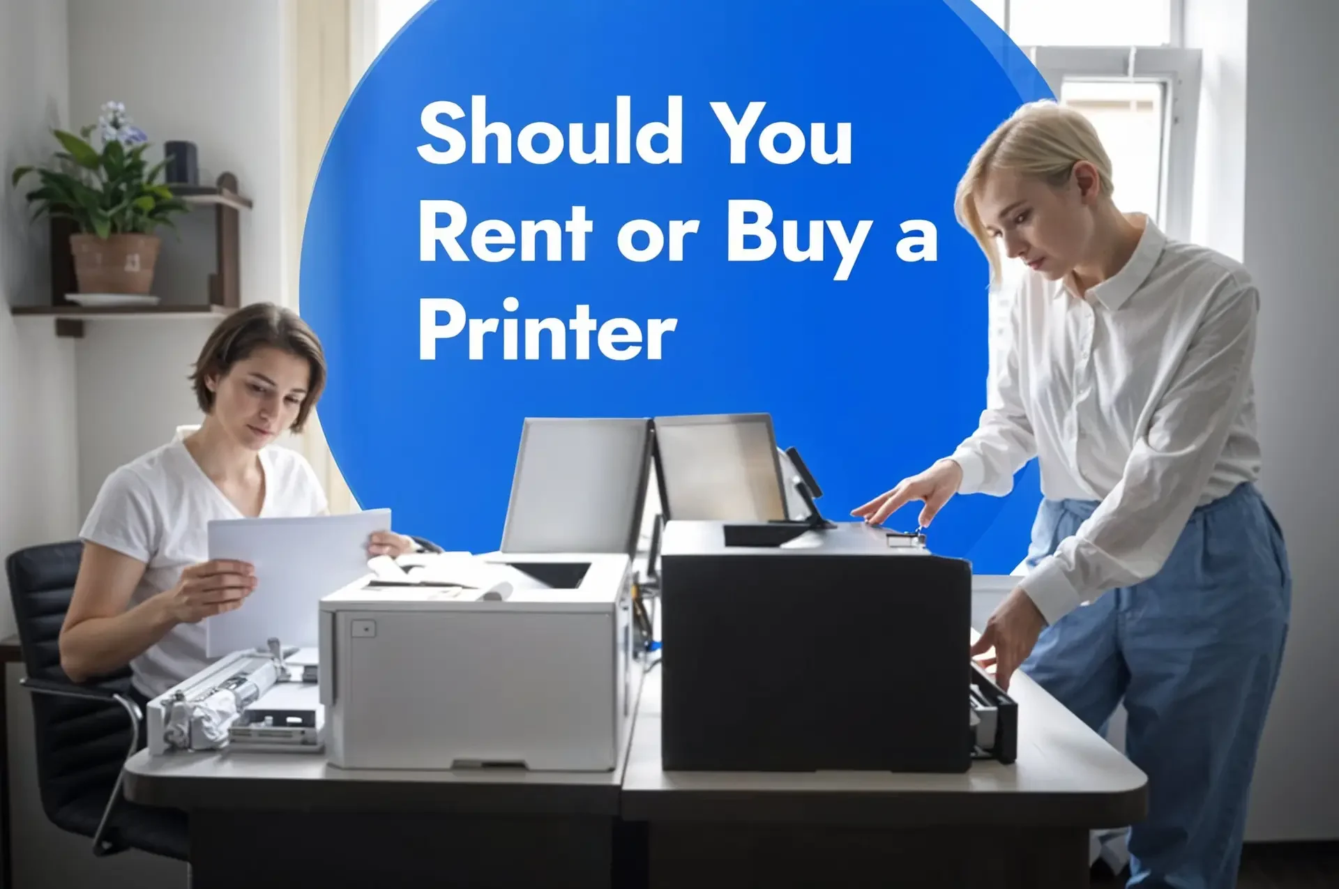 Printer rental vs buying comparison for UAE offices