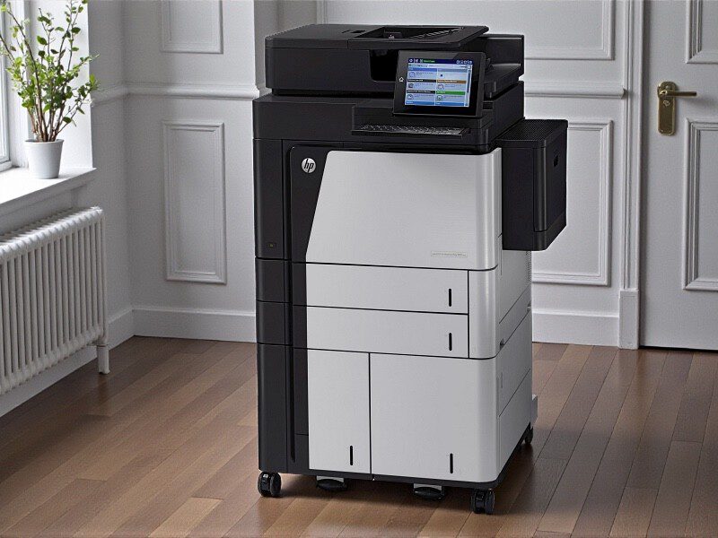 HP LaserJet Enterprise Flow M830z monochrome printer, Dubai